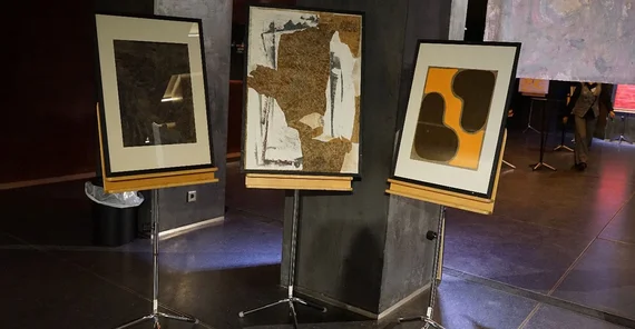 Klang-Bild-Collage im Foyer des Nikolaisaals