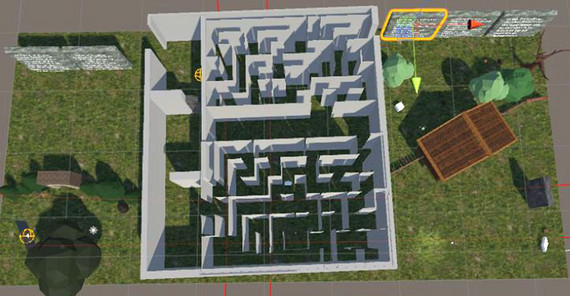 Entwicklung von Sprachlernwelten mit Unity: Hier ein Entwurf eines kommunikatives Exit-Room-Games für Sprachtandems mit Labyrinth, Übersetzungsaufgaben und interkulturellen Reflexionsanlässen.