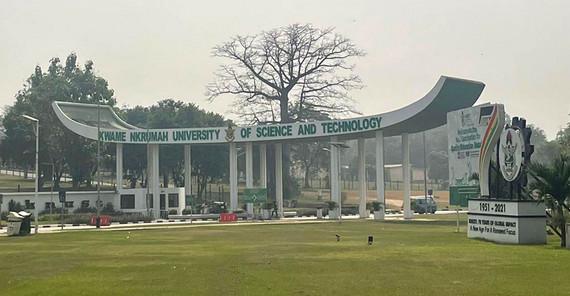 The entrance portal to the K.N.U.S.T. campus The entrance portal to the K.N.U.S.T. campus