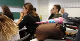 Schultüten für Austauschstudierende. Foto: Sandy Bossier-Steuerwald.