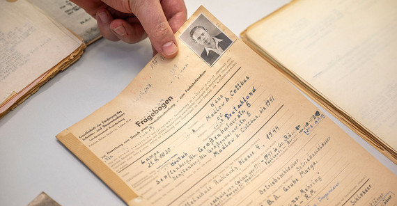 Akte von Hans Lampe.