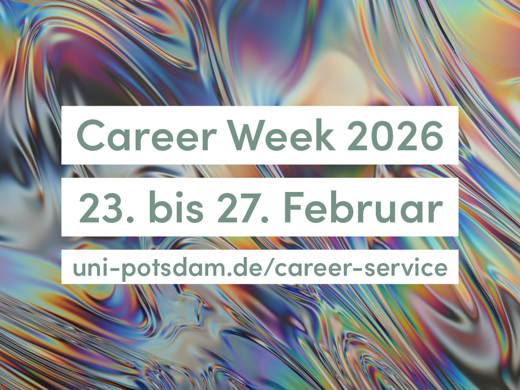 Grafik mit Infos zur Career Week 2026