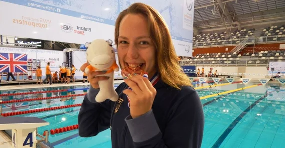 Mit dem Anspruch, immer alles zu geben, hat Maike Naomi Schnittger inzwischen mehrfache Weltrekordhalterin es auch im Studium immer wieder geschafft. Foto: privat/Schnittger