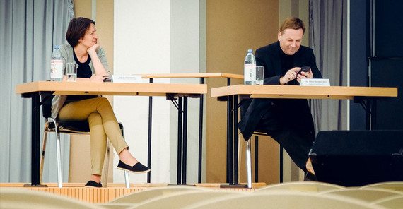 Frau Prof. Dr. Katja Hanack (links) und Präsident Prof. Oliver Günther, Ph.D (rechts) | Foto: Reinhold Engel