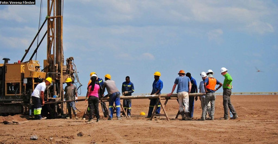 Bohrkampagne in Südäthiopien (UP/Verena Förster) Bohrkampagne in Südäthiopien (UP/Verena Förster)