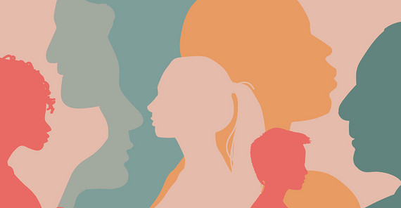 Illustration Profil menschlicher Silhouette