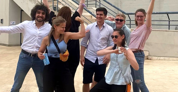 Studierende bei der Teaching Week in Cagliari Studierende bei der Teaching Week in Cagliari