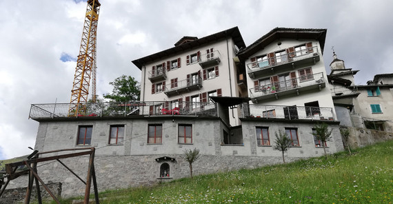 Abschied von der Albergo Fontana. Foto: Lewerenz Abschied von der Albergo Fontana. Foto: Lewerenz