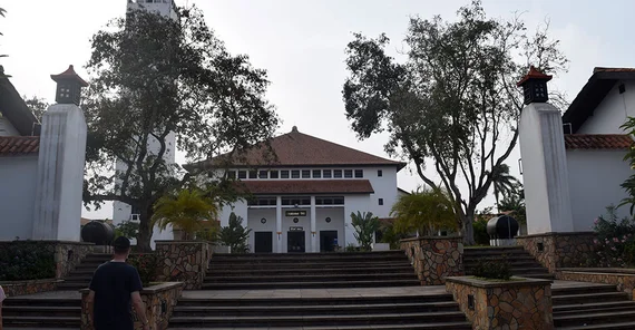 Auf dem Foto ist die Great Hall zu sehen. Das Foto ist von Frithjoff Sonntag.