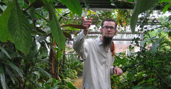 Steffen Ramm im Botanischen Garten | Foto: Kerstin Kläring