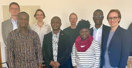 Gruppenbild mit Vertretern der Uni Potsdam und der University of Education in Winneba.