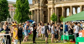 Beim Campus Festival am Neuen Palais