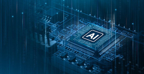 Symbolic image reading:"AI"