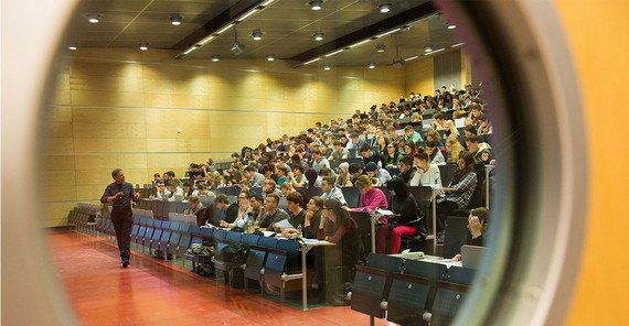 Vorlesung im Hörsaal auf dem Campus Griebnitzsee