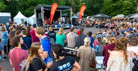 Beim Campus Festival am Neuen Palais