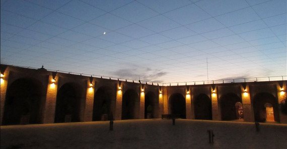 Hof im Basar von Qazvin, Foto: N. Riemer