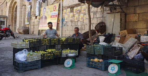 Das Bild zeigt einen Feigenstand in Akre. Das Foto ist von Valentina Meyer-Oldenburg
