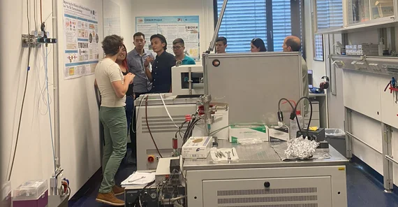 Laborbesuch am Institut für Geowissenschaften