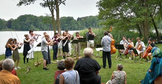 Konzert in der Natur beim Festival „Klanglandschaften“