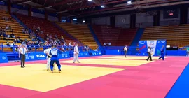 Blick in die Wettkampfhalle.