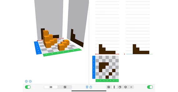 Screenshots der Klötzchen-App | Bildrechte: Heiko Etzold