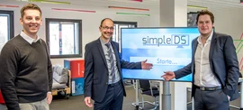 Das Team des Start-ups "simpleDS"