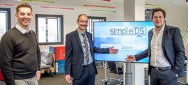 Das Team des Start-ups "simpleDS"