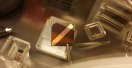 Perowskit-Solarzelle. Foto: Martin Stolterfoht.