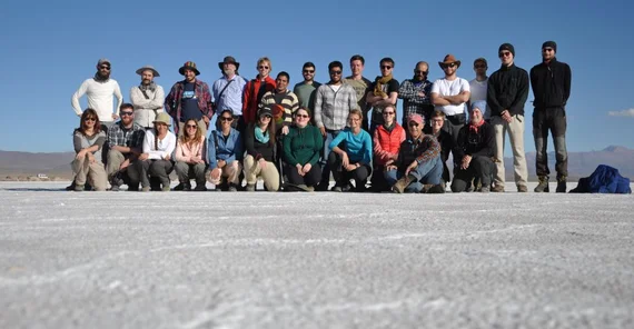 Das Graduiertenkolleg auf Exkursion 2016 in Argentinien (Foto: Angela Landgraf)