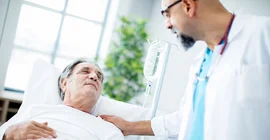 Ein Arzt und sein Patient