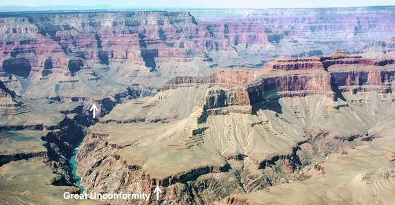 Foto des Grand Canyon, Colorado. Die „Great Unconformity“, weist auf das größte globale Erosionsereignis hin. Foto: public domain / pixabay.com.