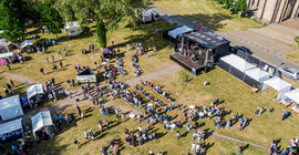 Campus Festival 2023 von oben.