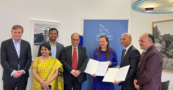 German-Indian cooperation in science sealed.