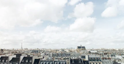 Houses on the outskirts of Paris