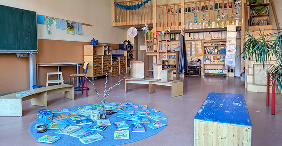 Innenraum der Evangelischen Schule Babelsberg