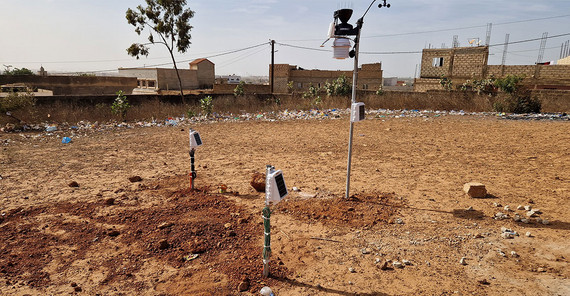 Wetterstation im Senegal