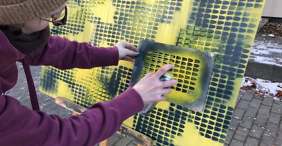 In der Werkstatt zu Urban Art