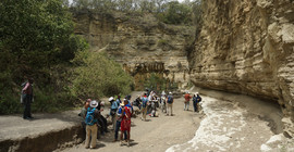 60.000 Jahre alte Seesedimente und Aschenlagen | Foto: Corinna Kallich