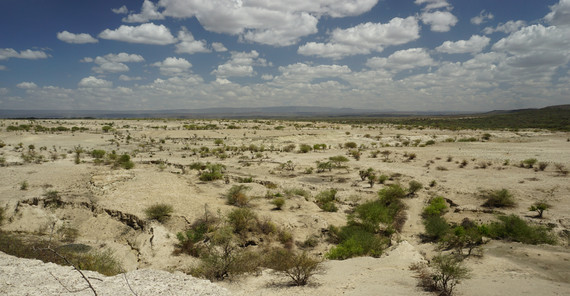 Diatomitablagerungen in Olorgesailie | Foto: Corinna Kallich